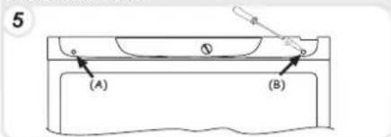 HOOVER HNCP 1876 I - INVERSER LE SENS D'OUVERTURE DES PORTES - 5