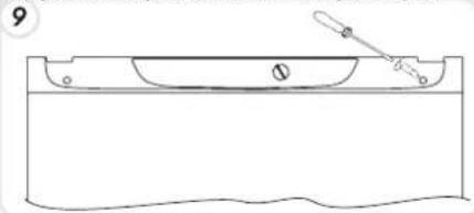 HOOVER HNCP 1876 I - INVERTIR EL SENTIDO DE APERTURA DE LAS PUertas - 9