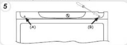 HOOVER HNCP 1876 I - OMKEREN VAN DE OPENINGSRICHTING VAN DE DE UREN - 5