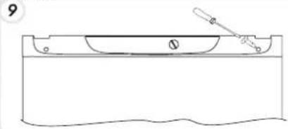 HOOVER HNCP 1876 I - ODWRACANIE KIERUNKU OTWIERANIA DRZWI - 9