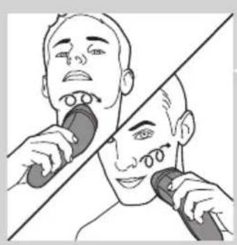 PHILIPS PowerTouch PT717 - Brug af shaveren - 1