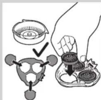 PHILIPS PowerTouch PT717 - Cleaning the shaving unit under the tap - 10