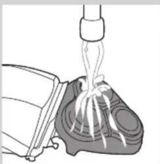 PHILIPS PowerTouch PT717 - Nettoyage de la tête de rasoir à l'eau courante - 3