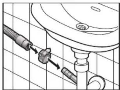 PANASONIC NA148VB4 - Évacuation dans un tuyau de vidange - 1