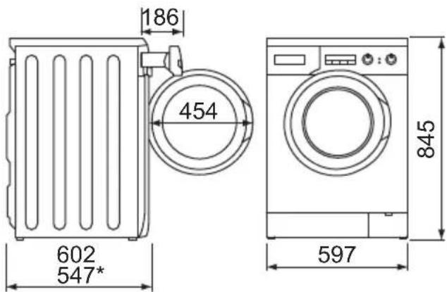 PANASONIC NA148VB4 - Le bon endroit pour le lavelinge - 1