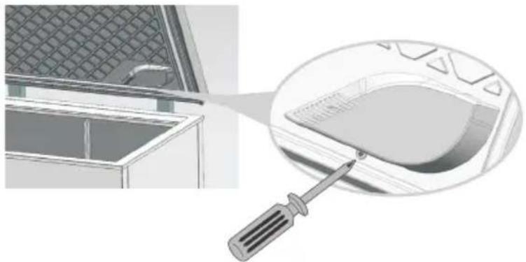 GORENJE FH401W - Substituir a lampada - 1