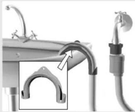 GORENJE WA614SYA - Installation du fl exible devidange - 1