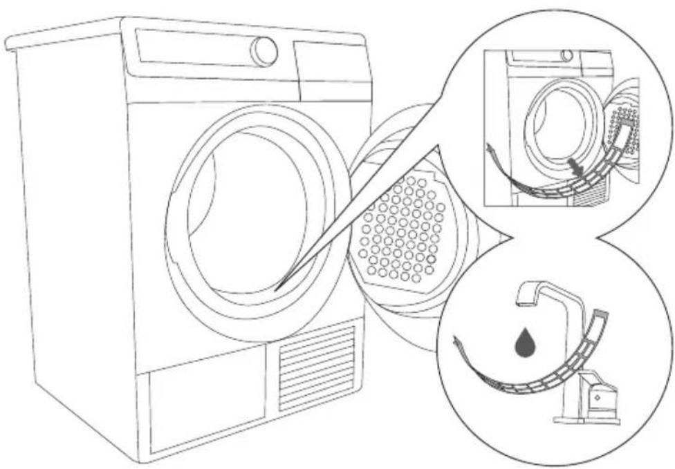 GORENJE D9664E - NETTOYAGE DU FILTRE MONTÉ SUR LA PARTIE BASSE DE L'OUVERTURE DU HUBLOT - 1