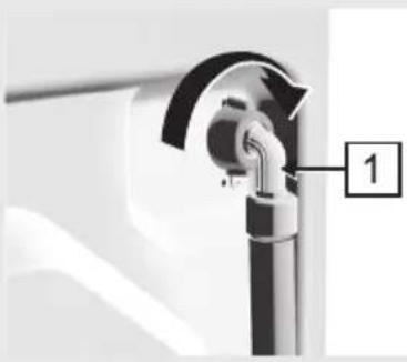 GORENJE WA7439 - Branchement du fl exible d'alimentation en eau - 3