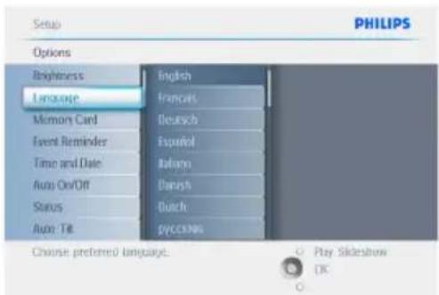 PHILIPS 10FF2CWO - Boutons de commande et navigation dans le menu - 2