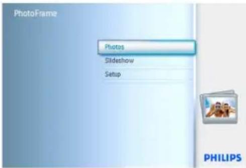 PHILIPS 10FF2CWO - Activation du PhotoFrame - 1
