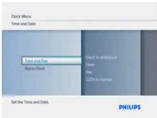 PHILIPS 7FF3FPB - Accès aux menus - 2