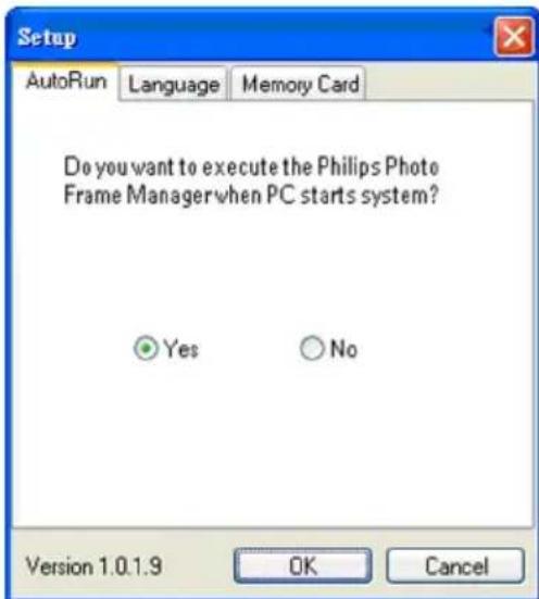 PHILIPS 7FF2FPA - Einrichten von Photo Manager - 1