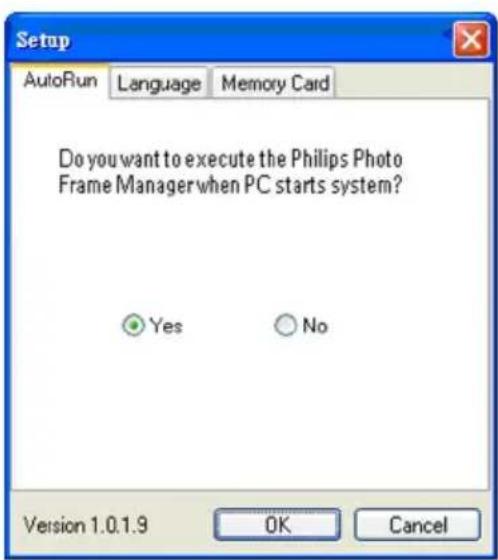 PHILIPS 7FF2FPAS - Het instellen van de Photo Manager - 1