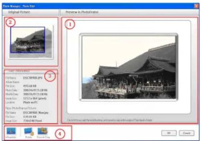 PHILIPS 7FF2FPAS - Ritaglio delle foto - 1