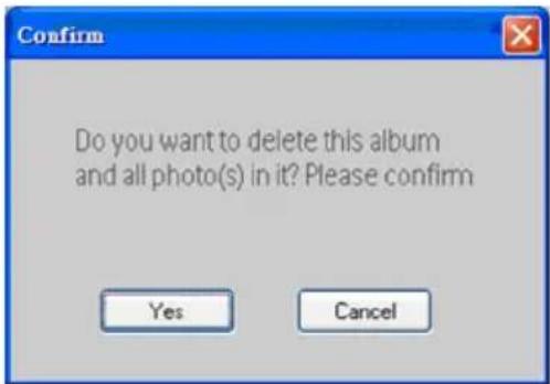 PHILIPS 7FF2FPAS - Deleting Albums and Photos - 2