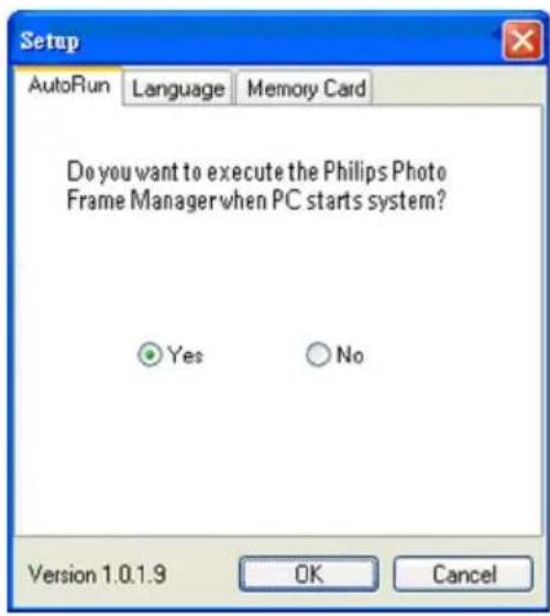 PHILIPS 7FF2FPAS - Настройка программы Photo Manager - 1
