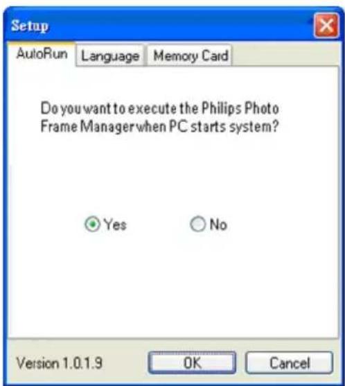 PHILIPS 7FF2FPAS - Setting up Photo Manager - 1
