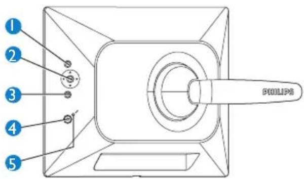 PHILIPS 10FF2M4 - Boutons de commande et navigation dans le menu - 1