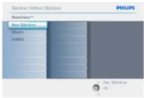 PHILIPS 10FF2M4 - Ajout d'un album au diaporama - 4