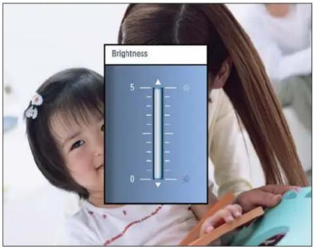 PHILIPS SPF4008 - Réglage de la luminosité de l'écran - 2