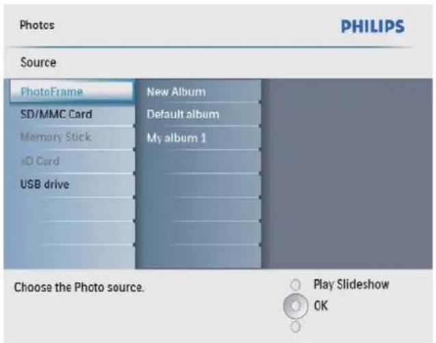 PHILIPS SPF4008 - Parcourez les photos en mode miniature et accédez au menu photo. - 2