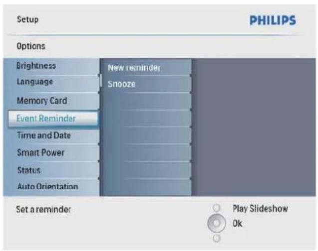 PHILIPS SPF4008 - Sélection d'une photo de rappel - 2