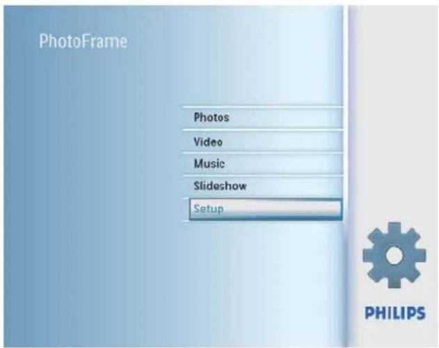 PHILIPS SPF2107 - Вибір фотографії для нагадування - 1