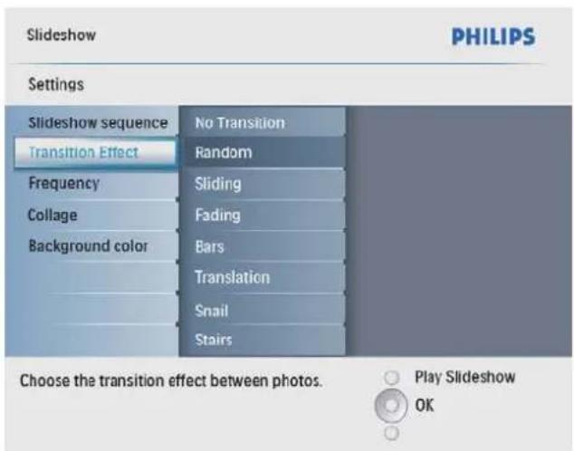 PHILIPS SPF2107 - Вибір способу зміни сла - 2
