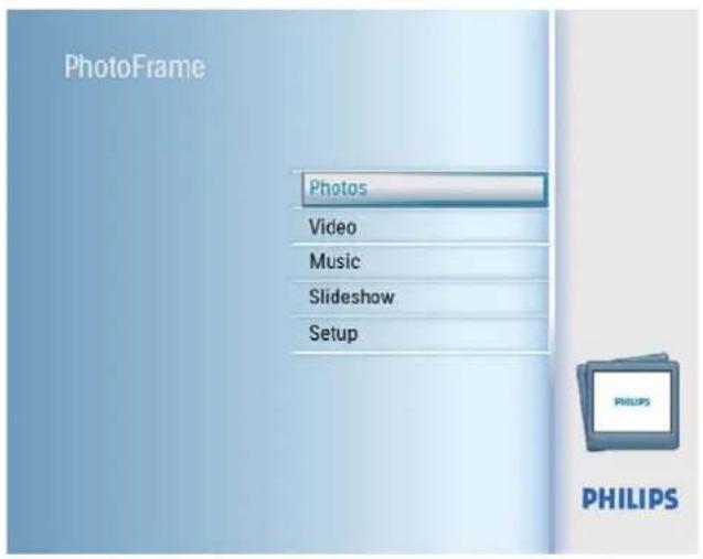 PHILIPS SPF4208 - Parcourez les photos en mode miniature et accédez au menu photo. - 1
