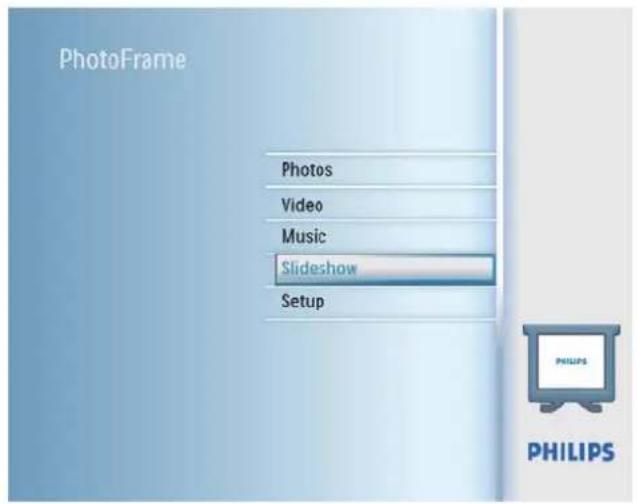 PHILIPS SPF4208 - Sélection d'un effet de transition - 1