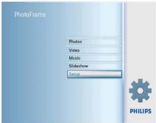 PHILIPS SPF4208 - Sélection de la langue d'affi chage - 1
