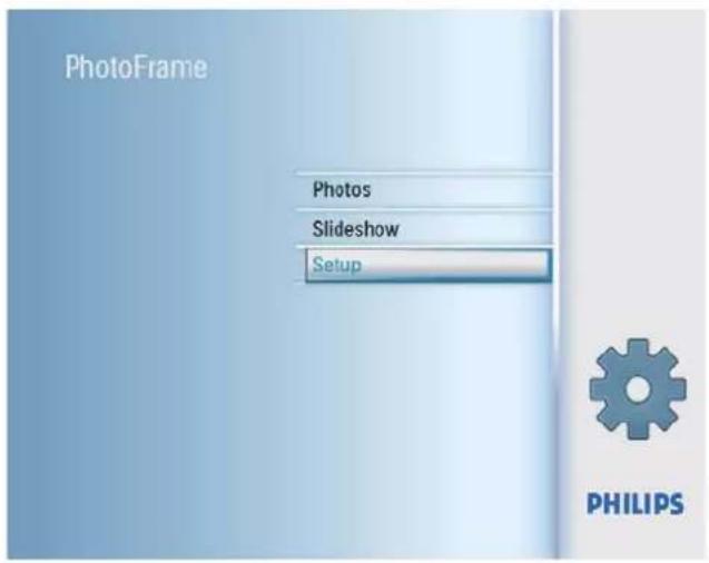 PHILIPS SPF2027 - Sélection de la langue d'aff chage - 1