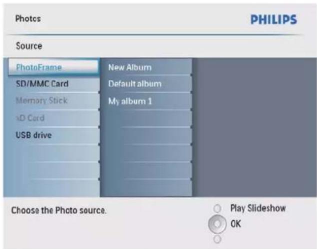 PHILIPS SPF2027 - Creation d'un album - 2