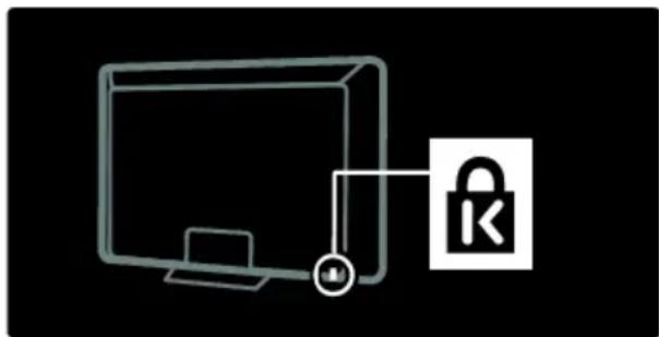 PHILIPS 42PFL7685H - Χρήση κλειδαριάς Kensington - 1