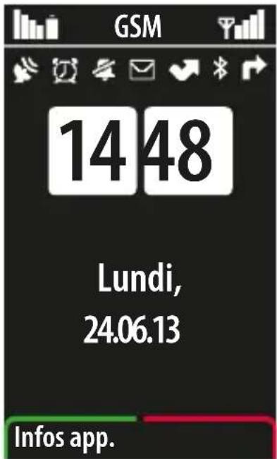 EMPORIA Connect V88_001 - Symboles de l'écran en mode veille - 1