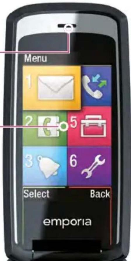 EMPORIA Connect V88_001 - Téléphone ouvert Haut-parleur - 1