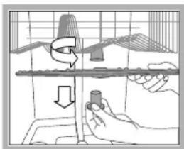 HOTPOINT-ARISTON LFS 115 A IXHA - Cleaning the sprayer arms - 1