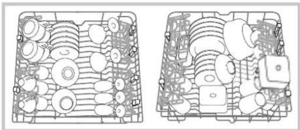 HOTPOINT-ARISTON LFS 115 A IXHA - Oberer Korb - 1