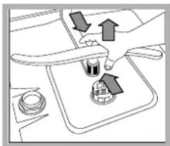 HOTPOINT-ARISTON LFS 115 A IXHA - Reinigen van de spreoiarmen - 2