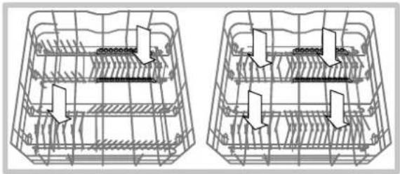 HOTPOINT-ARISTON LFS 115 A IXHA - Lower rack and cutlery basket - 2