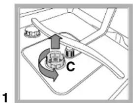 HOTPOINT-ARISTON LFS 115 A IXHA - Limpar os filtros - 1
