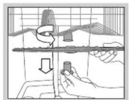 HOTPOINT-ARISTON LFS 115 A IXHA - Nettoyer les bras de lavage - 1