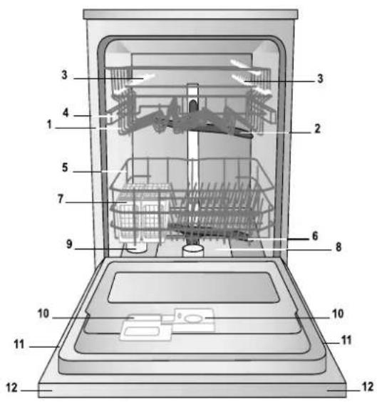 HOTPOINT-ARISTON LFFA+ 8H141 X EU - Aanzichttekening - 1