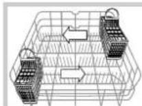 HOTPOINT-ARISTON LFFA+ 8H141 EU - Cesto inferior y cesto para cubiertos - 5