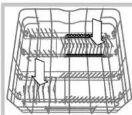 HOTPOINT-ARISTON LFFA+ 8H141 EU - Lower rack and cutlery basket - 3