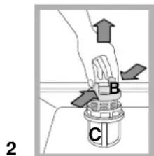 HOTPOINT-ARISTON LFFA+ 8H141 EU - Limpar os filtros - 2