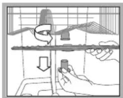 HOTPOINT-ARISTON LFFA+ 8H141 EU - Limpar os braços aspersores - 1