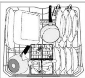 HOTPOINT-ARISTON LFFA+ 8H141 EU - Lower rack and cutlery basket - 2