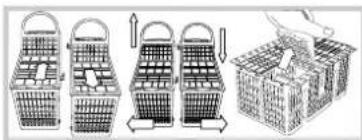 HOTPOINT-ARISTON LFFA+ 8H141 EU - Onderrek en bestekkorf - 8